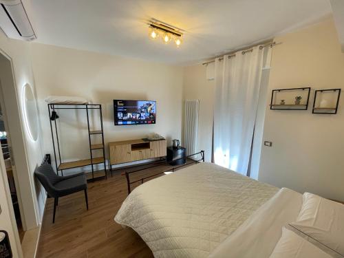 sala de TV, Monte Boutique ROOMS in Montepulciano