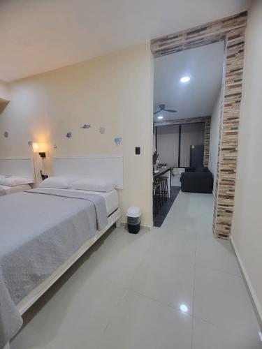 2 double beds, 2 sofa beds