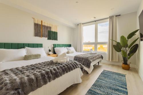 Luxe Loft 15 Min from NYC with City View & Gym – khách sạn tại Trung Tam