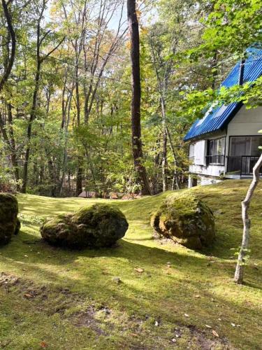 Enchanted Riverside Moss Garden Private Villa - Ghibli-like Forest Serenity