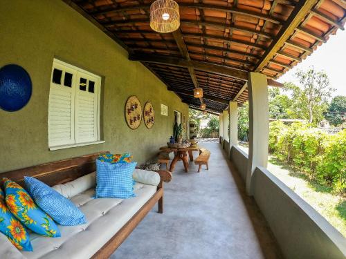 Balcony/terrace, MHV Milagres - Casa Arua, Luxo, Conforto e Privacidade a 60 metros da Exclusiva Praia do Marceneiro in Passo de Camarajibe