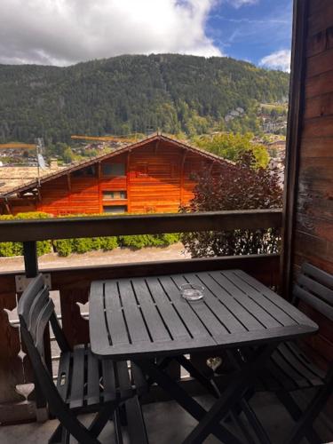 balcon/terrasse, Charmant studio Morzine Centre in Morzine