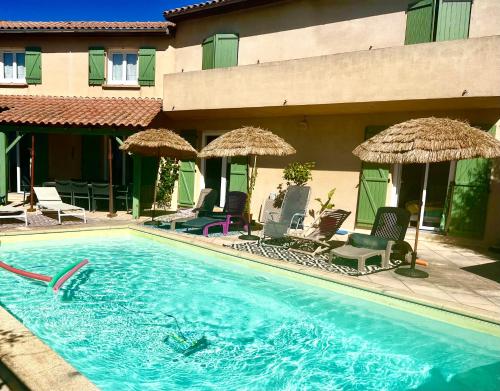 LES HAUTS DE BARROU Chambres d'Hotes chambre d'hôte Périllos