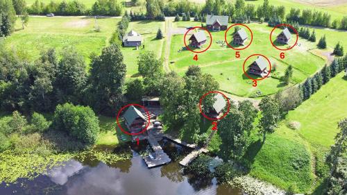 Viesnīcas āriene, LAKE VIEW Resort - Sodyba in Sužionys