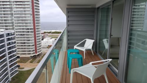 شرفة/ تراس, Apartamento Chronos in Aidy Grill