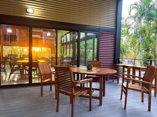 Restorāns, Mary River Wilderness Retreat in Mount Bundey