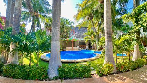 Swimmingpool, Hotel Barranquilla in Campeche