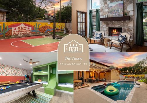 Sleeps 18-basketball Court-pool-playground-games - San Antonio, TX