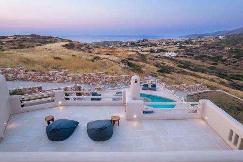 Balkons/terase, Akrotiri Estate Naxos - Private hillside estate in Akrotiri (Cyclades)