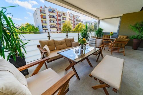 شرفة/ تراس, Sandev Apartments Mocha in Stip