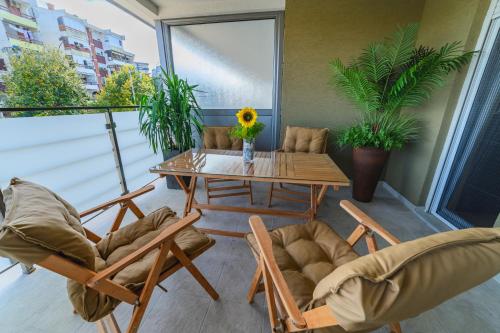 شرفة/ تراس, Sandev Apartments Mocha in Stip