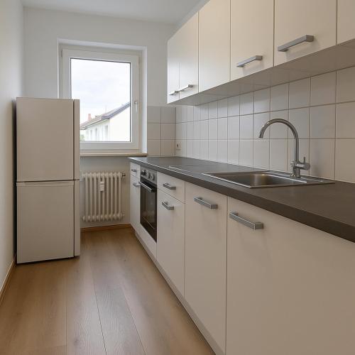 주방, Monteur- und Ferienwohnung Bensheim in 벤스하임