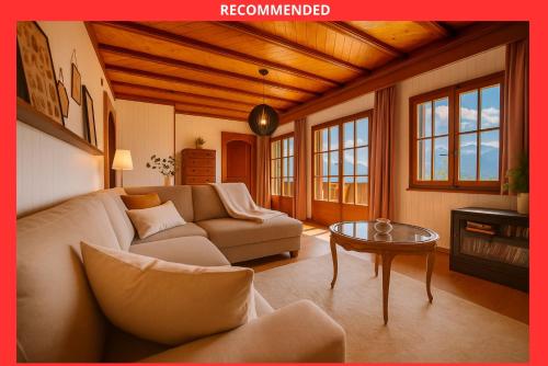 Chalet spa avec terrasses et vue panoramique in Leysin, Schweiz
