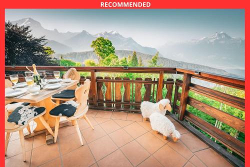 Clouds Apartment Alpin Luxury View and Pool in Villars-sur-Ollon, Schweiz