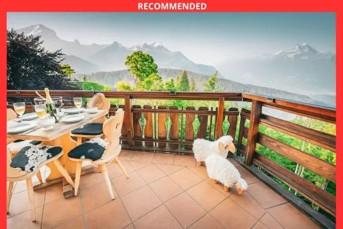 Clouds Apartment Alpin Luxury View and Pool in Villars-sur-Ollon, Schweiz