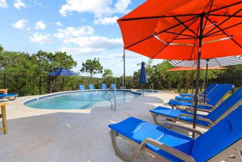 수영장, Stunning Cottage with Fantastic Views for a Romantic Escape near Austin, Texas in 드리핑 스프링 (TX)