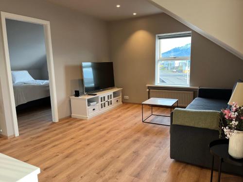 sala de TV, Hvammur Apartments in Hofn