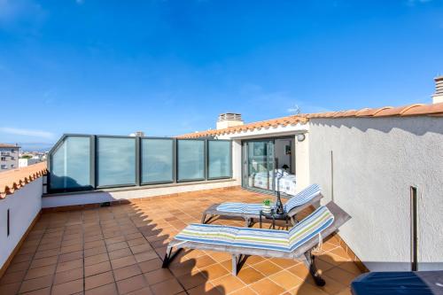 balkon/terras, MILENI 1 1 4 2 Roses in El Mas Mates