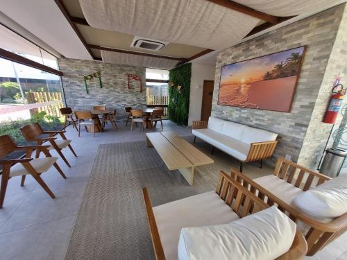 로비, Seu refúgio perto do mar em Muro Alto | Makia B324 - By Anfitrião Legal (Seu refugio perto do mar em Muro Alto | Makia B324 - By Anfitriao Legal) in 무루 알투 비치