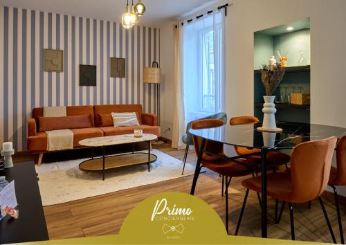 Le Bouvault, style Appart'Hôtel , à Nevers proche Gare, services haut de gamme by PRIMO C0NCIERGERIE - Location saisonnière - Nevers