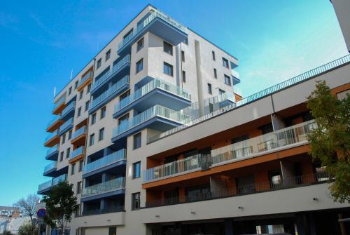 Bright Riverside Studio, Balcony, Free Parking, Air Conditioning, Budapešť (fotografie 6)