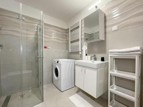 Bright Riverside Studio, Balcony, Free Parking, Air Conditioning, Budapešť (fotografie 3)