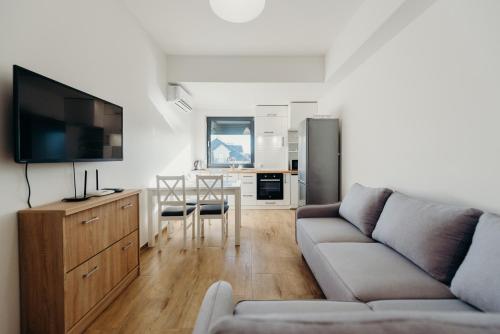 公用交誼廳/視聽室, Apartamenty Tajęcina Lotnisko (Apartamenty Tajecina Lotnisko) in 扎切爾涅