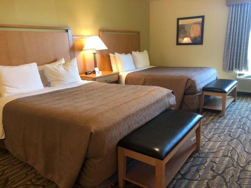 2 queen beds
