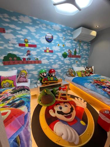 SMILE HOUSE close to USJ Mario Kidsroom high class kitchen bath easy to Kobe Nara 10mins to downtown by train up to 6ppl