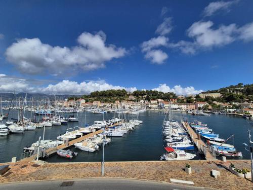 Appartement 2 chambres, climatisation, vue mer, tout à pied, idéal vacances - Location saisonnière - Saint-Mandrier-sur-Mer