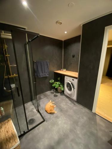 Cozy house with free parking on the premises in Рынгебу