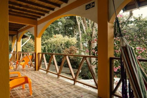 Erkély/terasz, Cabanas Tucan Eco Hotel in Capurgana