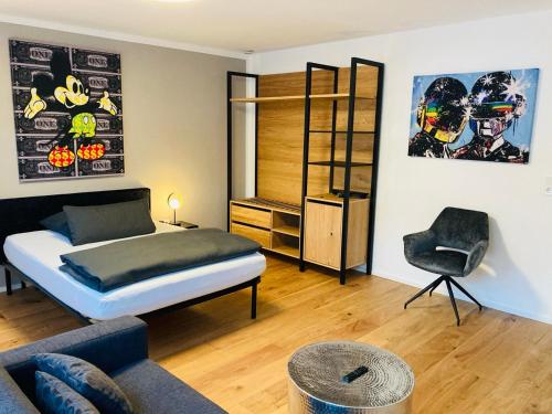 Vendégszoba, Ferienwohnung & Monteurunterkunft Mainbogen-Blick in Gadheim