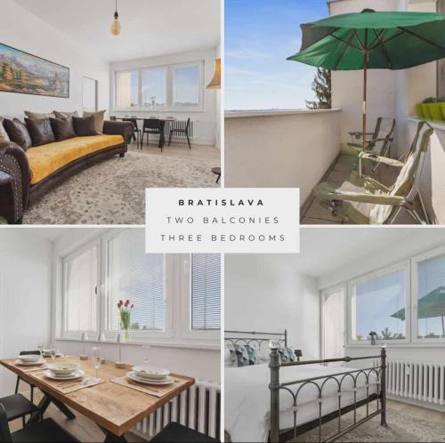 3 Bedrooms and Living room in Bratislava, Bratislava