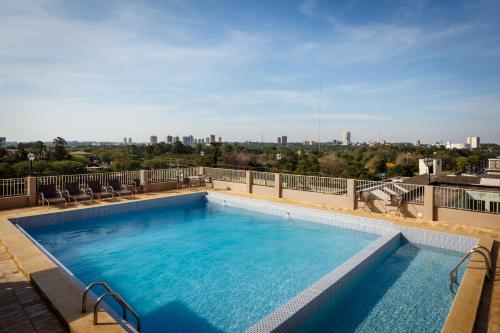 Swimming pool, Mirante Hotel in Foz Do Iguacu