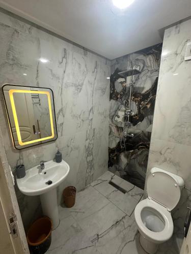 Bathroom, Appart familial in Manar