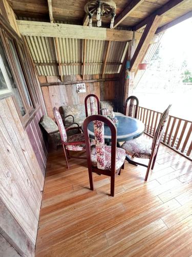 ระเบียง/ชานเรือน, Chalé do lago (Chale do lago) in ซาดอ เบนโต โด ซุล