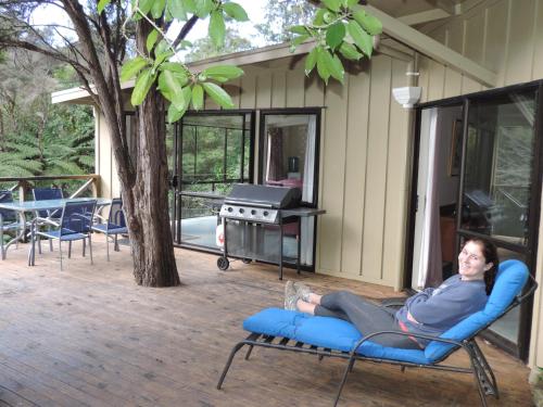 Ban công/sân hiên, Waiheke Island Punga Lodge in Đảo Waiheke