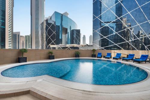 Swimming pool, Wyndham Doha West Bay near City Centre Mall