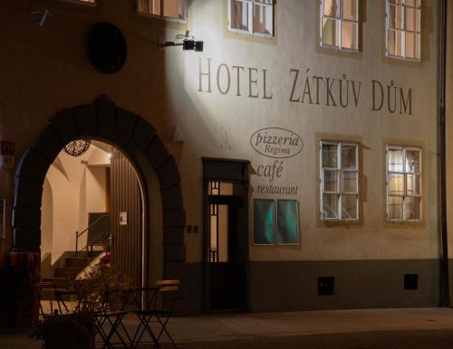Udvendig, Hotel Zátkův dům (Hotel Zatkuv dum) in Ceske Budejovice