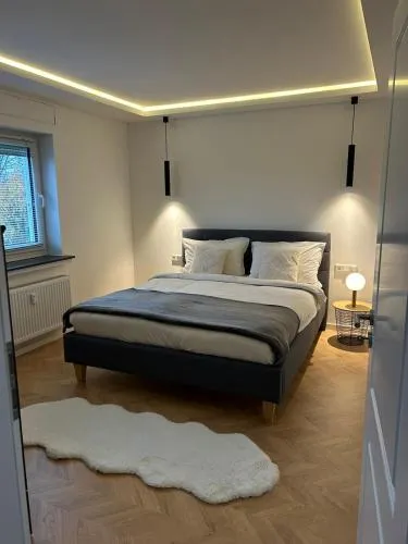 Moderne Ferienwohnung mit Terrasse und Gartenblick in Hann. Münden, Deutschland