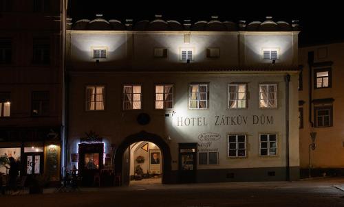 Udvendig, Hotel Zátkův dům (Hotel Zatkuv dum) in Ceske Budejovice