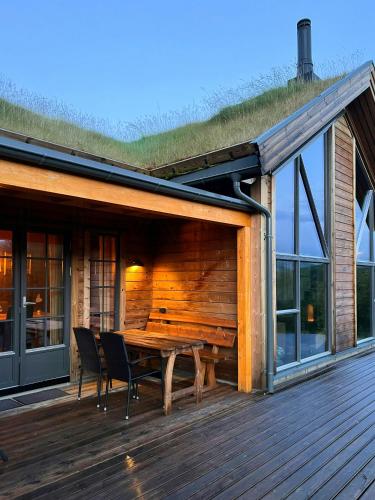 Viesnīcas āriene, Modern Family Cabin At Vegglifjell in Kravik