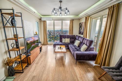30th Floor, Sky Views, Balcony, Pool, Gym, Spa, Skopje (fotografie 2)