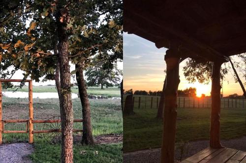 Secluded Log Cabin with Amazing Views in Tishomingo, Oklahoma in Tishomingo