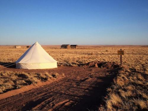 外部景觀, Remote Bell Tent with Spectacular Landscapes in Arizona in 佛羅倫斯 (AZ)