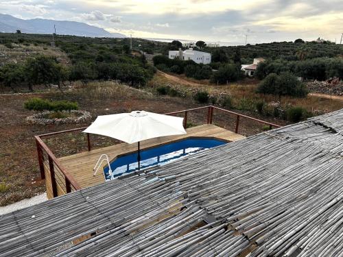 Swimming pool, DOXA PETRA Small villa with pool in Vrachasi