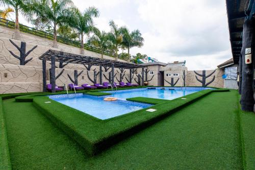 Peldbaseins, Volta Serene Hotel in Ho