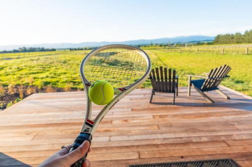View, Harvest Rise Vineyard Cottage in Martinborough