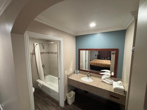 Economy Inn - Burbank Airport - 화장실